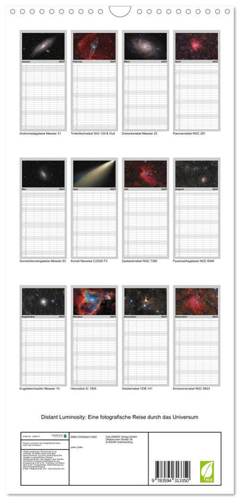 Distant Luminosity: Eine fotografische Reise durch das Universum (CALVENDO Familienplaner 2027)