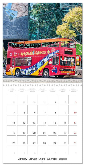 Melbourne - Australia's friendly metropolis (CALVENDO Monthly Calendar 2027)