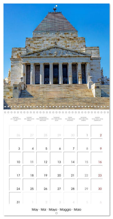 Melbourne - Australia's friendly metropolis (CALVENDO Monthly Calendar 2027)