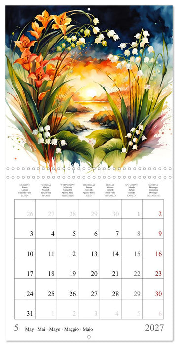Magie des quatre saisons (CALVENDO Calendrier mensuel 2027)