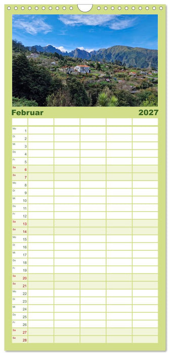 Frühlingstraum Madeira (CALVENDO Familienplaner 2027)