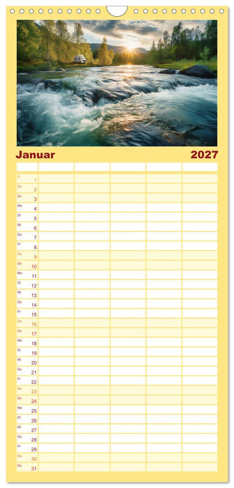 Der Ruf des Nordens (CALVENDO Familienplaner 2027)