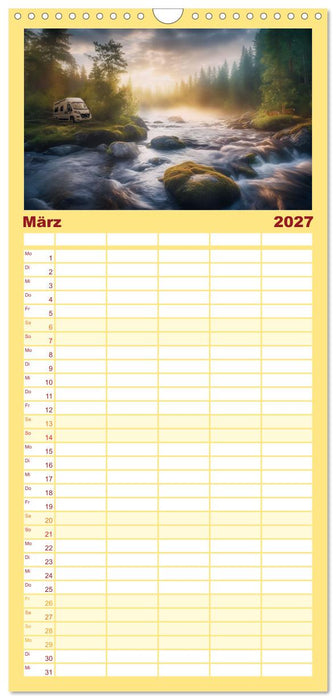 Der Ruf des Nordens (CALVENDO Familienplaner 2027)