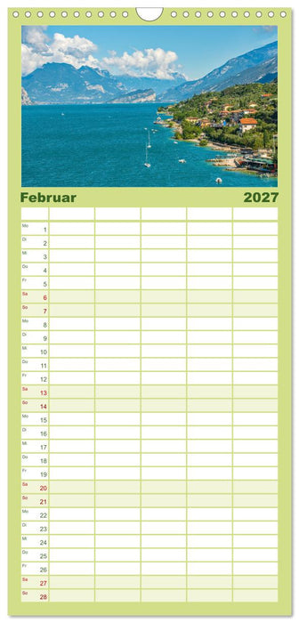 Malcesine am Gardasee (CALVENDO Familienplaner 2027)