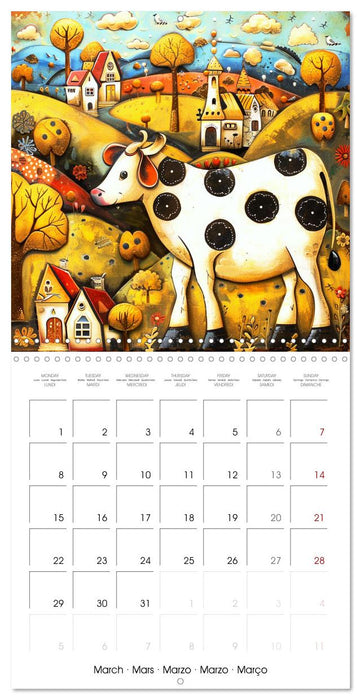 Naive Colorful Journey (CALVENDO Monthly Calendar 2027)