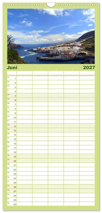 Teneriffa Insel der Glückseligen (CALVENDO Familienplaner 2027)