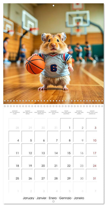 AI Hamsters at school (CALVENDO Monthly Calendar 2027)