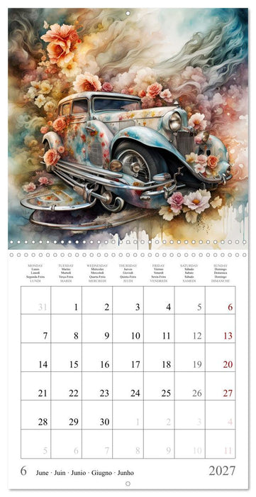 Beauty on wheels (CALVENDO Monthly Calendar 2027)