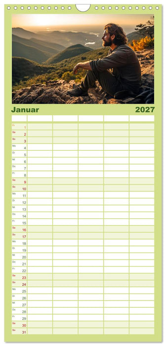 Ein zarter Hauch von Abenteuer (CALVENDO Familienplaner 2027)