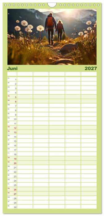 Ein zarter Hauch von Abenteuer (CALVENDO Familienplaner 2027)