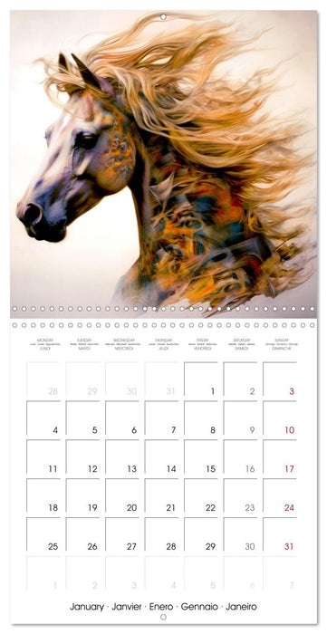 Stunning Horses (CALVENDO Monthly Calendar 2027)