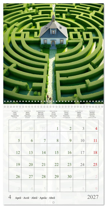 The labyrinths (CALVENDO Monthly Calendar 2027)