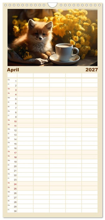 Heute ist mein Tag (CALVENDO Familienplaner 2027)