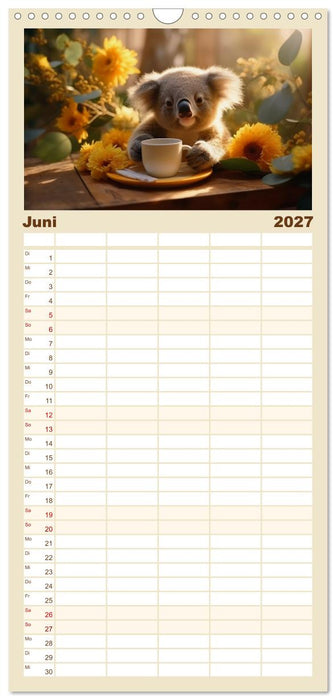 Heute ist mein Tag (CALVENDO Familienplaner 2027)