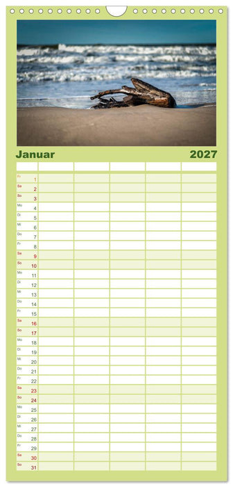 Reise entlang der polnischen Oststee (CALVENDO Familienplaner 2027)