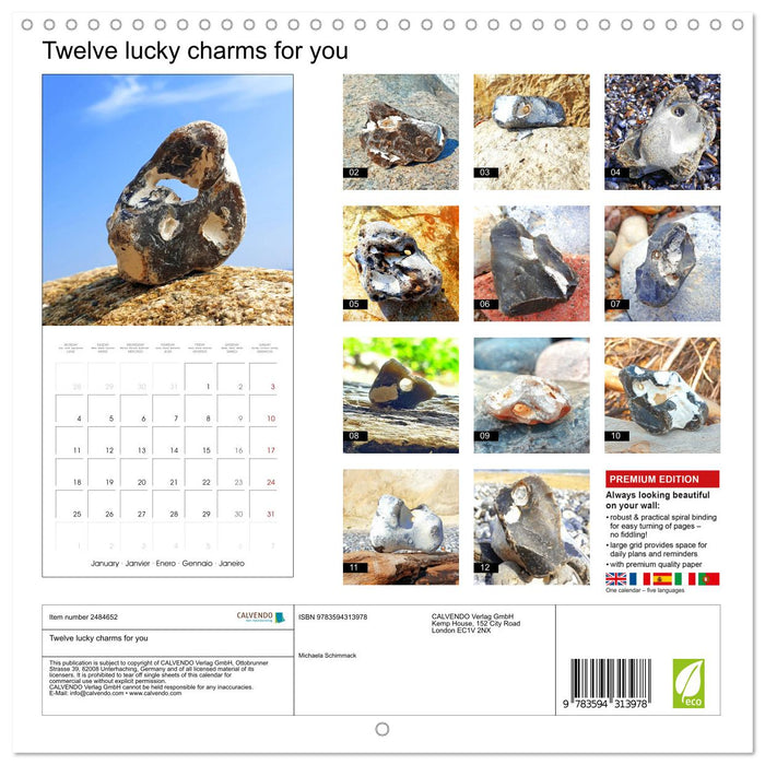Twelve lucky charms for you (CALVENDO Monthly Calendar 2027)