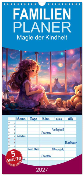 Magie der Kindheit (CALVENDO Familienplaner 2027)
