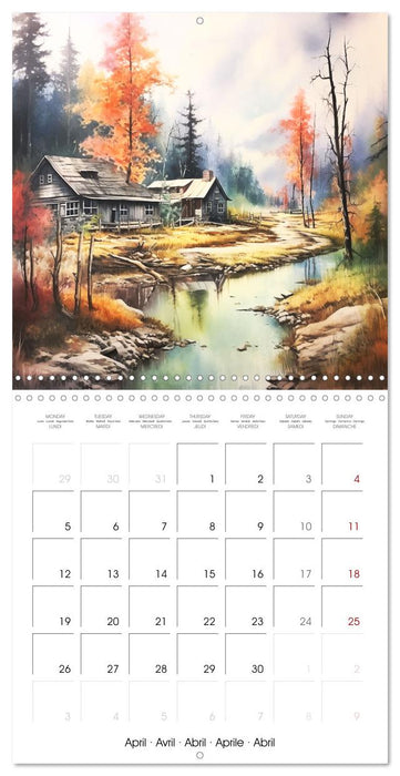 Terres d'habitats (CALVENDO Calendrier mensuel 2027)