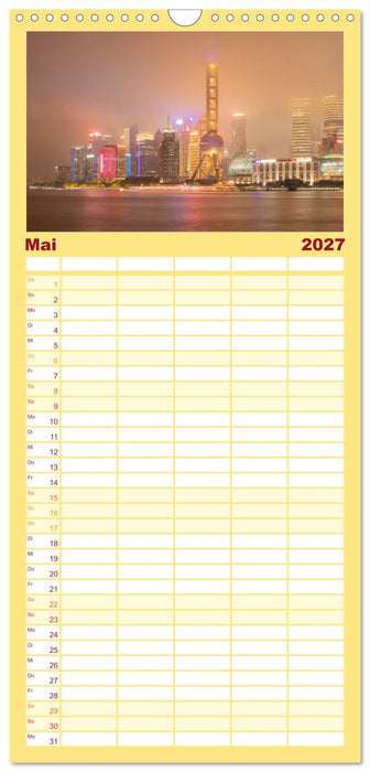 Traumhaftes China (CALVENDO Familienplaner 2027)