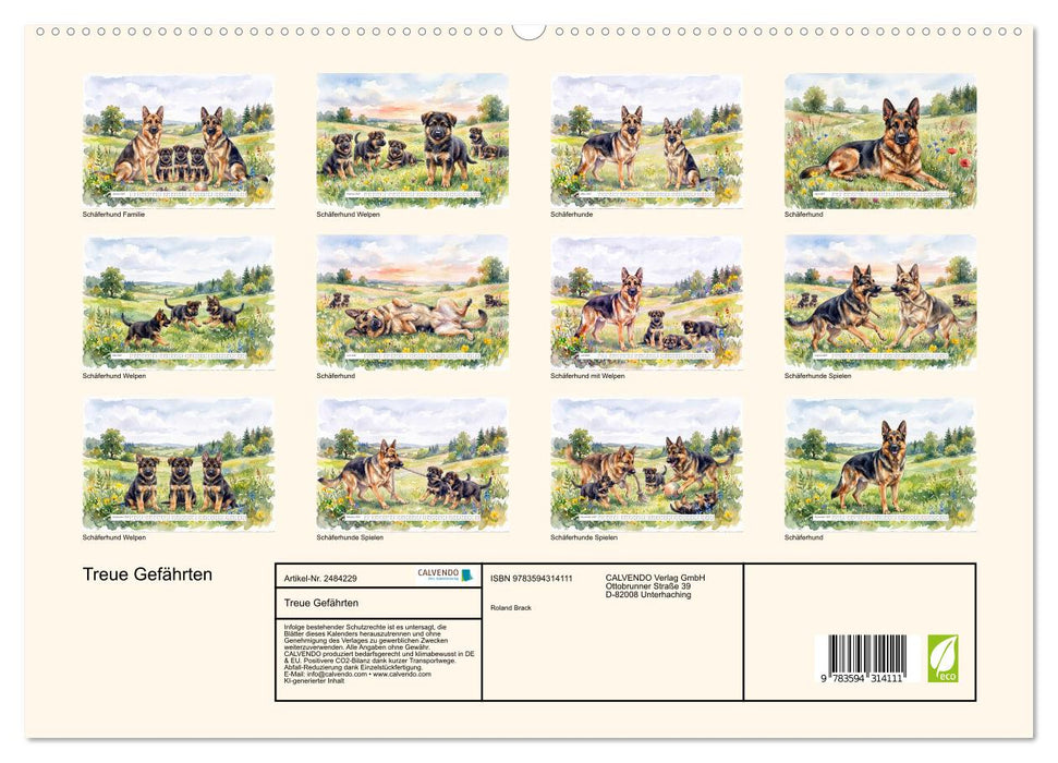 Treue Gefährten (CALVENDO Premium Wandkalender 2027)