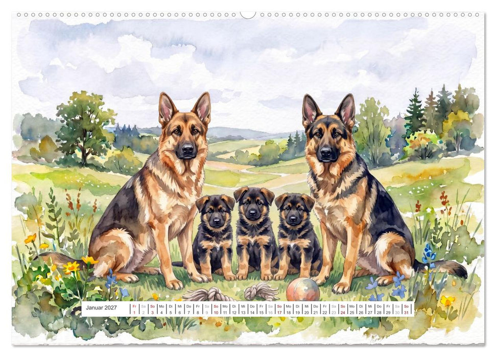 Treue Gefährten (CALVENDO Premium Wandkalender 2027)