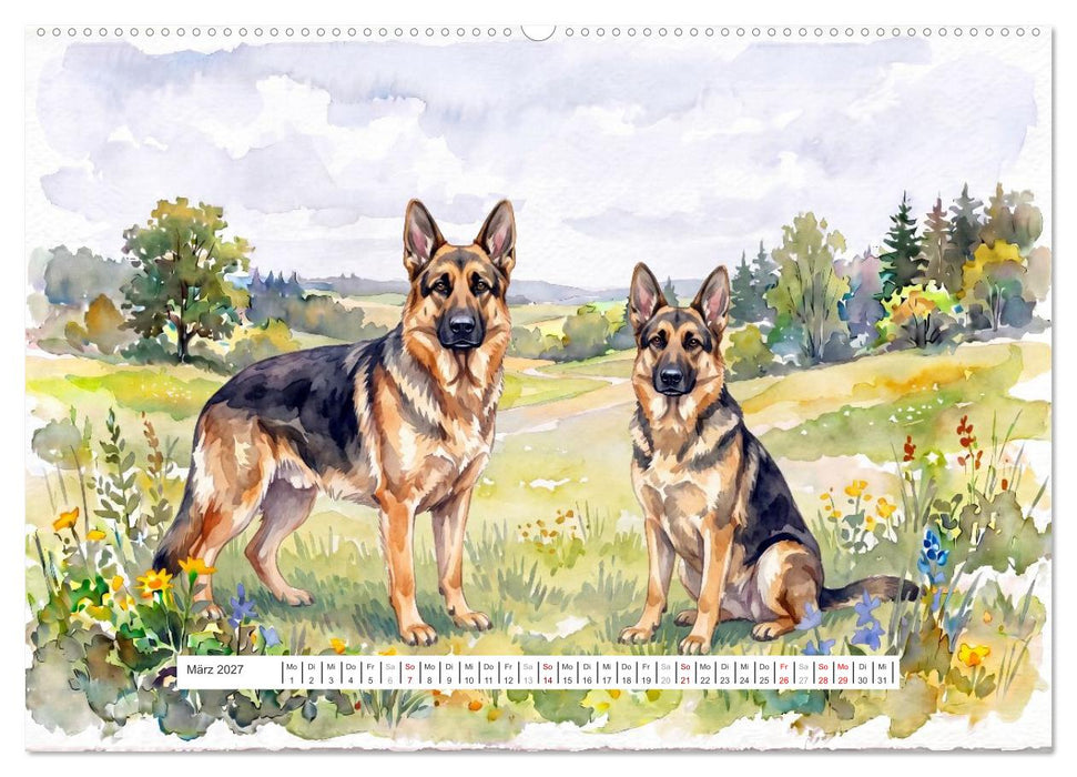 Treue Gefährten (CALVENDO Premium Wandkalender 2027)