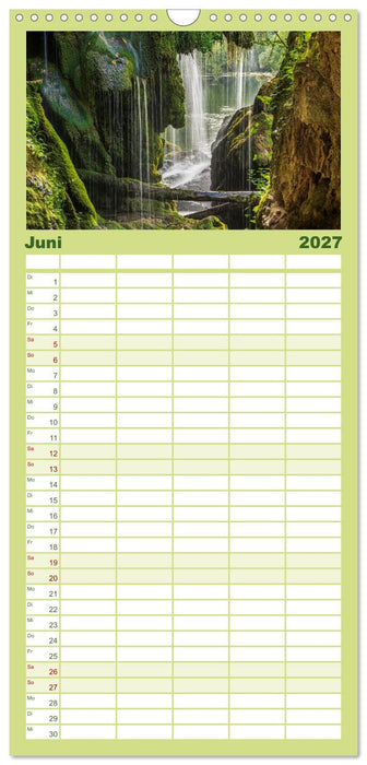 Naturwunder Plitvicer Seen (CALVENDO Familienplaner 2027)