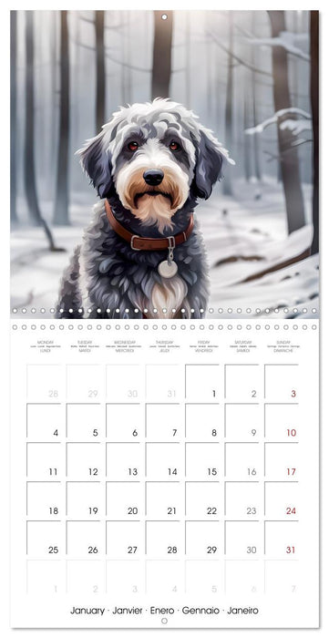Aussiedoodle - Dogs to love (CALVENDO Monthly Calendar 2027)