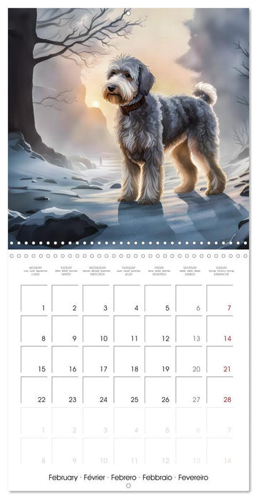 Aussiedoodle - Dogs to love (CALVENDO Monthly Calendar 2027)