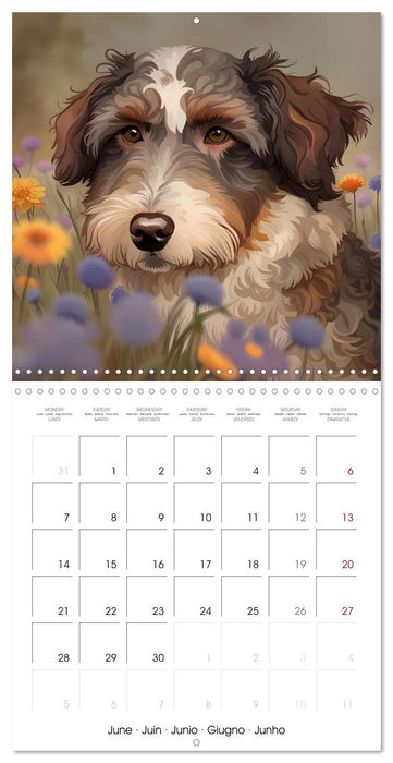 Aussiedoodle - Dogs to love (CALVENDO Monthly Calendar 2027)