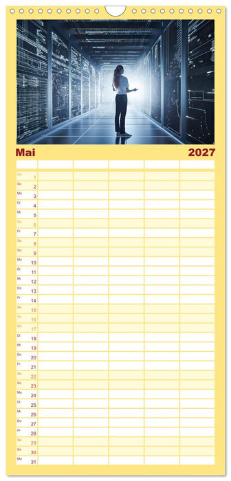 Visuelle Reise in die digitale Welt (CALVENDO Familienplaner 2027)
