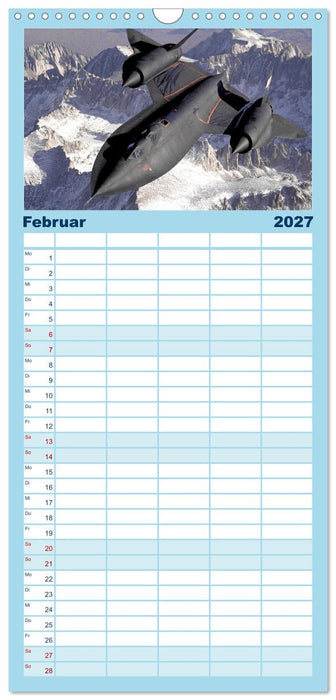 Kampfjets - Düsenjäger-Kalender (CALVENDO Familienplaner 2027)