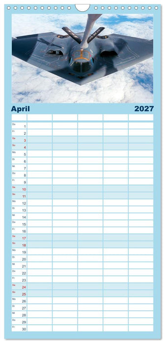 Kampfjets - Düsenjäger-Kalender (CALVENDO Familienplaner 2027)