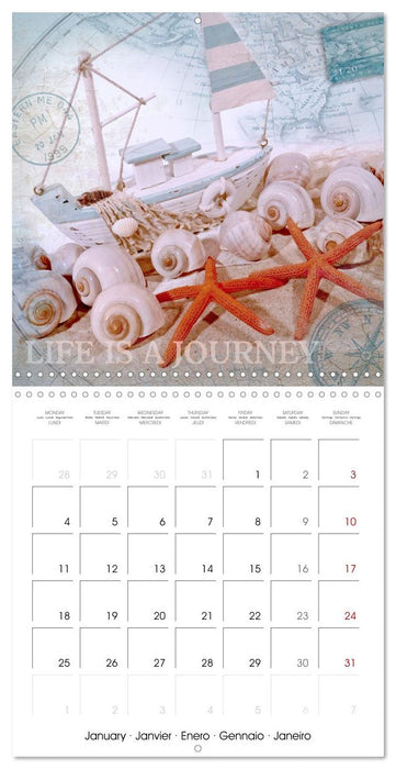 Life is better at the sea (CALVENDO Monthly Calendar 2027)
