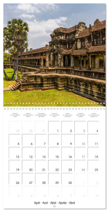 Siem Reap City of Temples Cambodia (CALVENDO Monthly Calendar 2027)