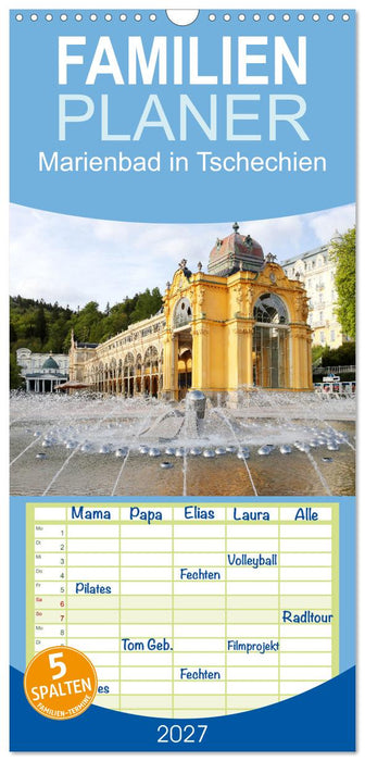 Marienbad in Tschechien (CALVENDO Familienplaner 2027)