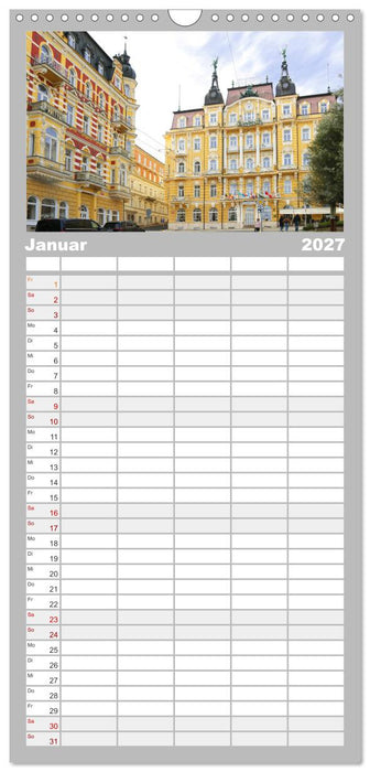 Marienbad in Tschechien (CALVENDO Familienplaner 2027)