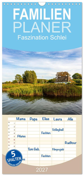 Faszination Schlei (CALVENDO Familienplaner 2027)