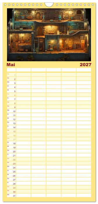 Gamer Nostalgie (CALVENDO Familienplaner 2027)