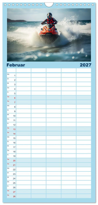 Jetski Power (CALVENDO Familienplaner 2027)
