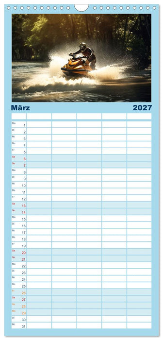 Jetski Power (CALVENDO Familienplaner 2027)