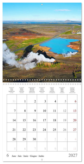 Iceland, Road Trip (CALVENDO Monthly Calendar 2027)