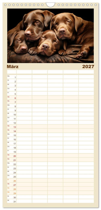 Wenn sie schlafen... (CALVENDO Familienplaner 2027)