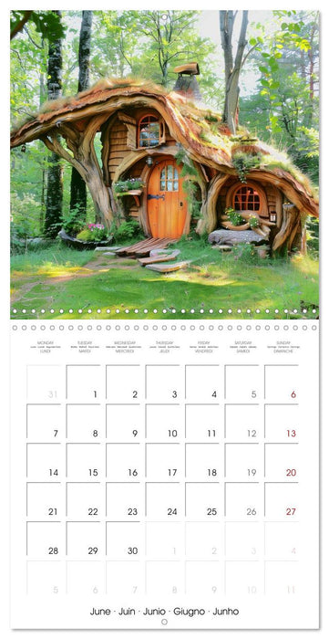 Enchanted Cabins (CALVENDO Monthly Calendar 2027)