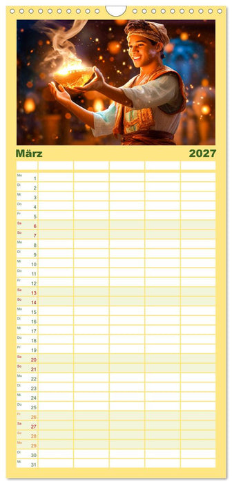 Zauberhafte Märchen aus aller Welt (CALVENDO Familienplaner 2027)