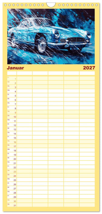 Neon Speed (CALVENDO Familienplaner 2027)