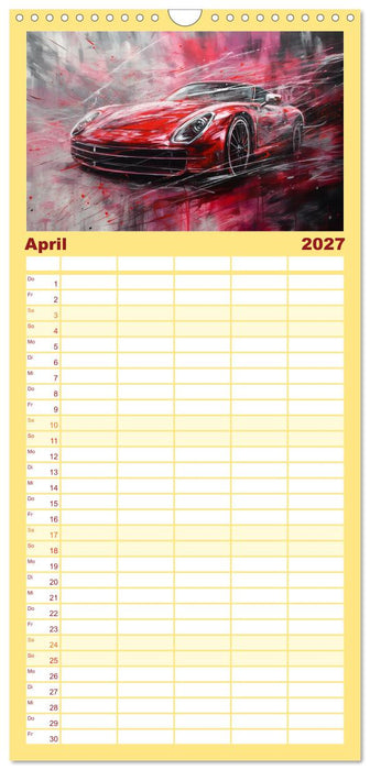 Neon Speed (CALVENDO Familienplaner 2027)