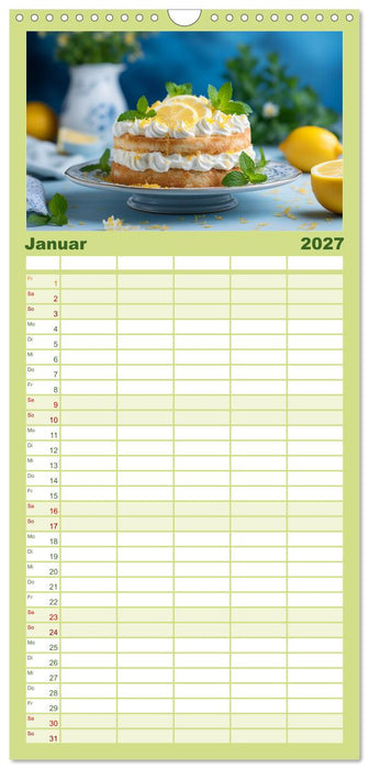 Sauer Gelb Lecker (CALVENDO Familienplaner 2027)