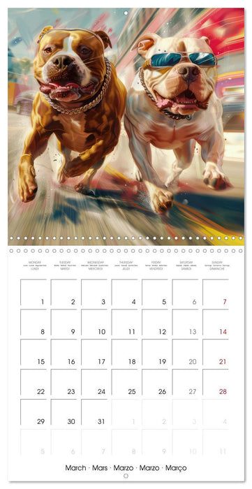Great Gangster Dogs (CALVENDO Monthly Calendar 2027)