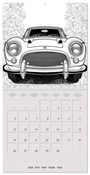Give these engines some colour (CALVENDO Monthly Calendar 2027)